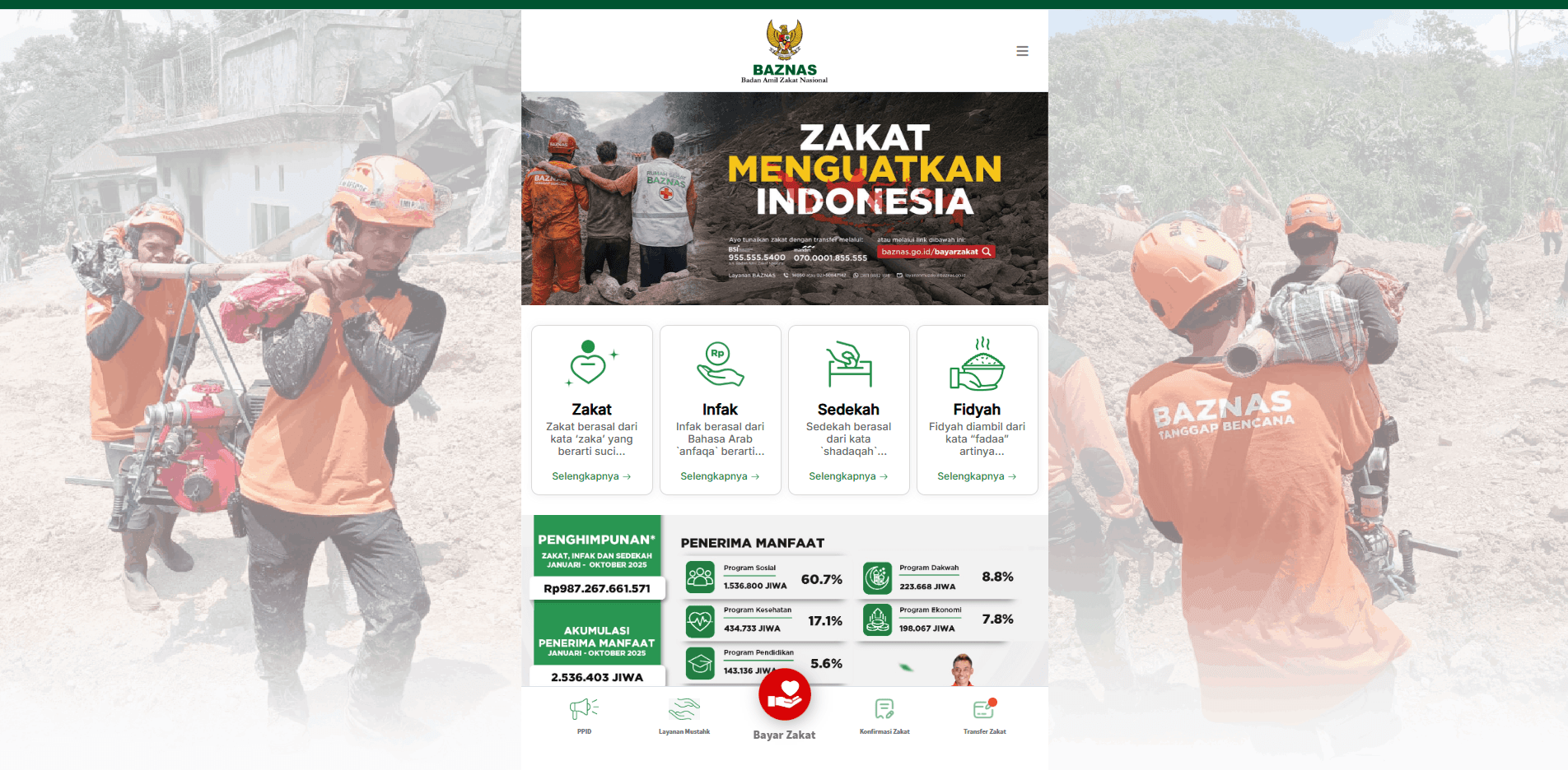 BAZNAS Website